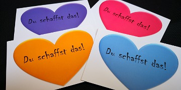 Postkarten "Du schaffst das!" Motivationskarten