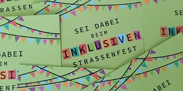 Kommen Sie zu unserem Inklusiven Straßenfest.